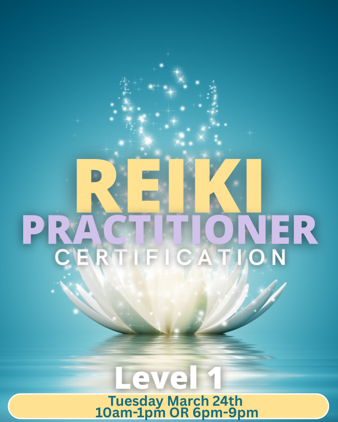 Reiki Level 1 Training (Usui Reiki Ryoho)