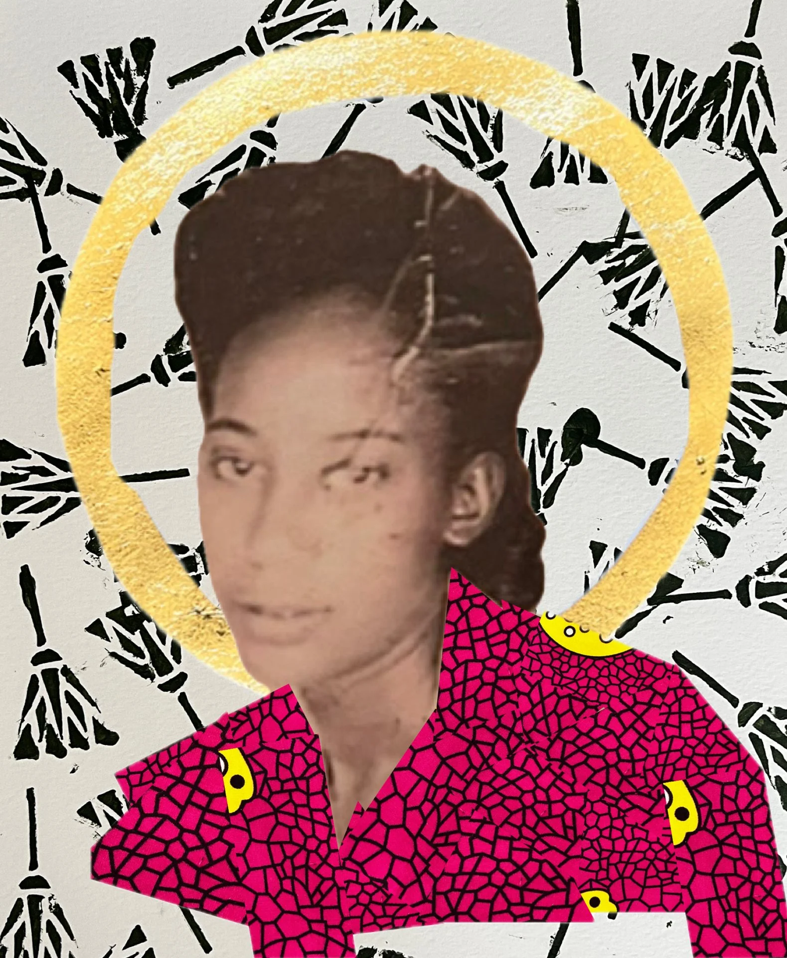 8x10 Mixed-Media Digital Collage 