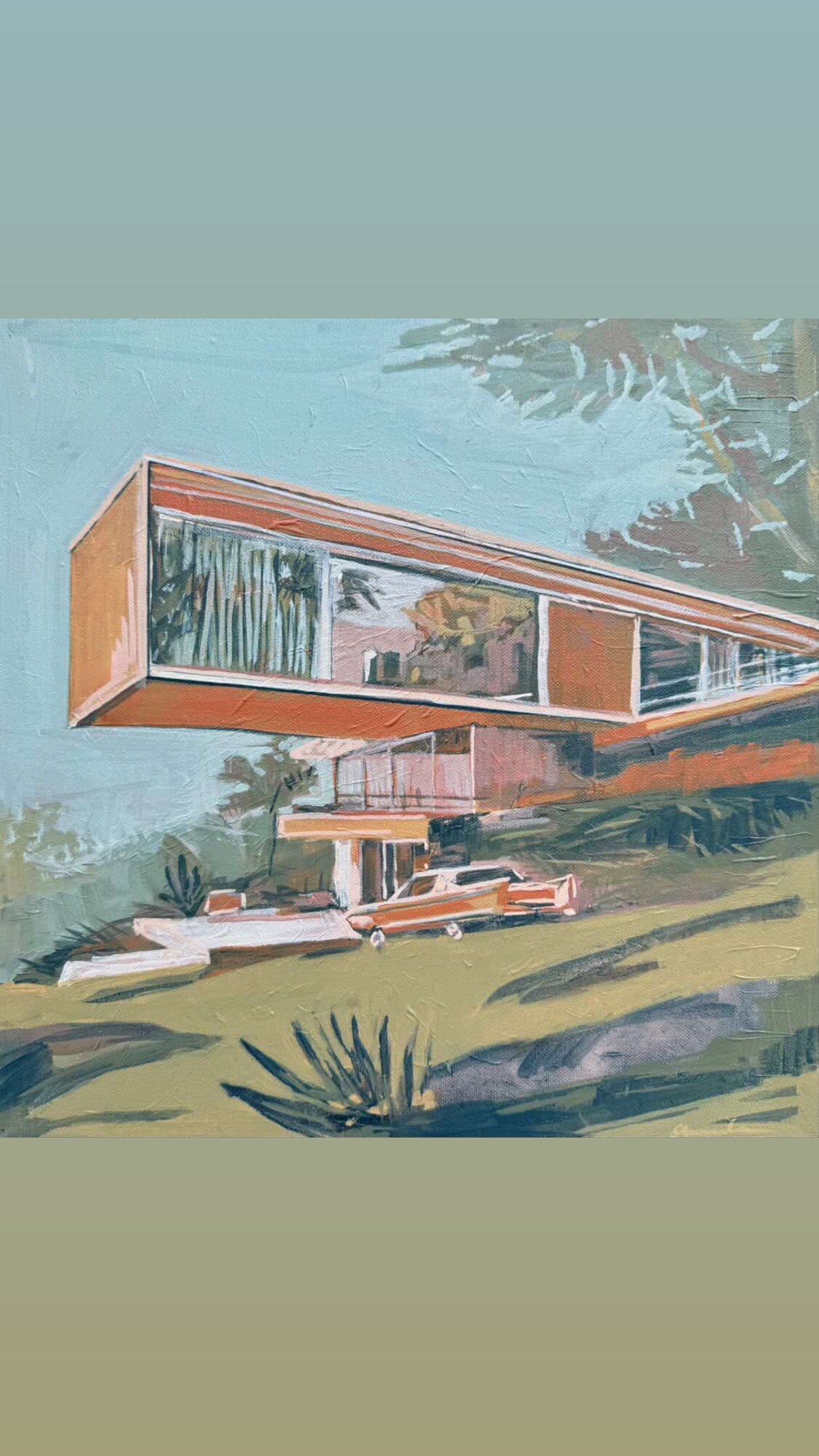 Glass House Over the Hills By Isabel Araneda
