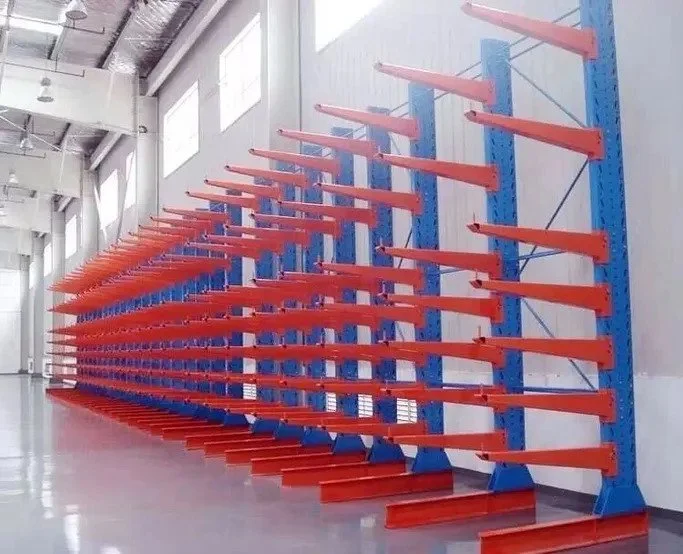 Indoor single-sided warehouse racking solution