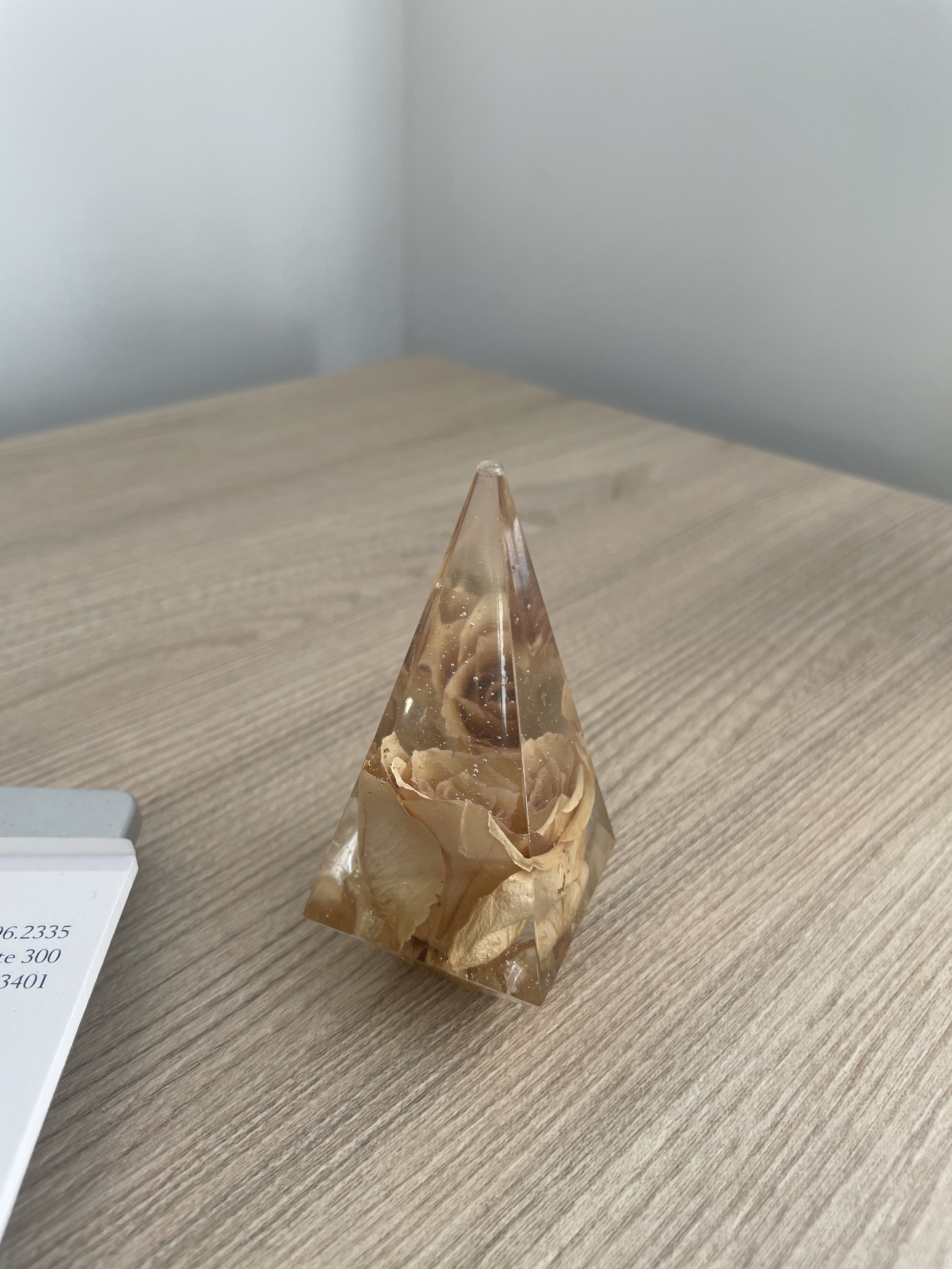 Elegant Floral Resin Ring Holder