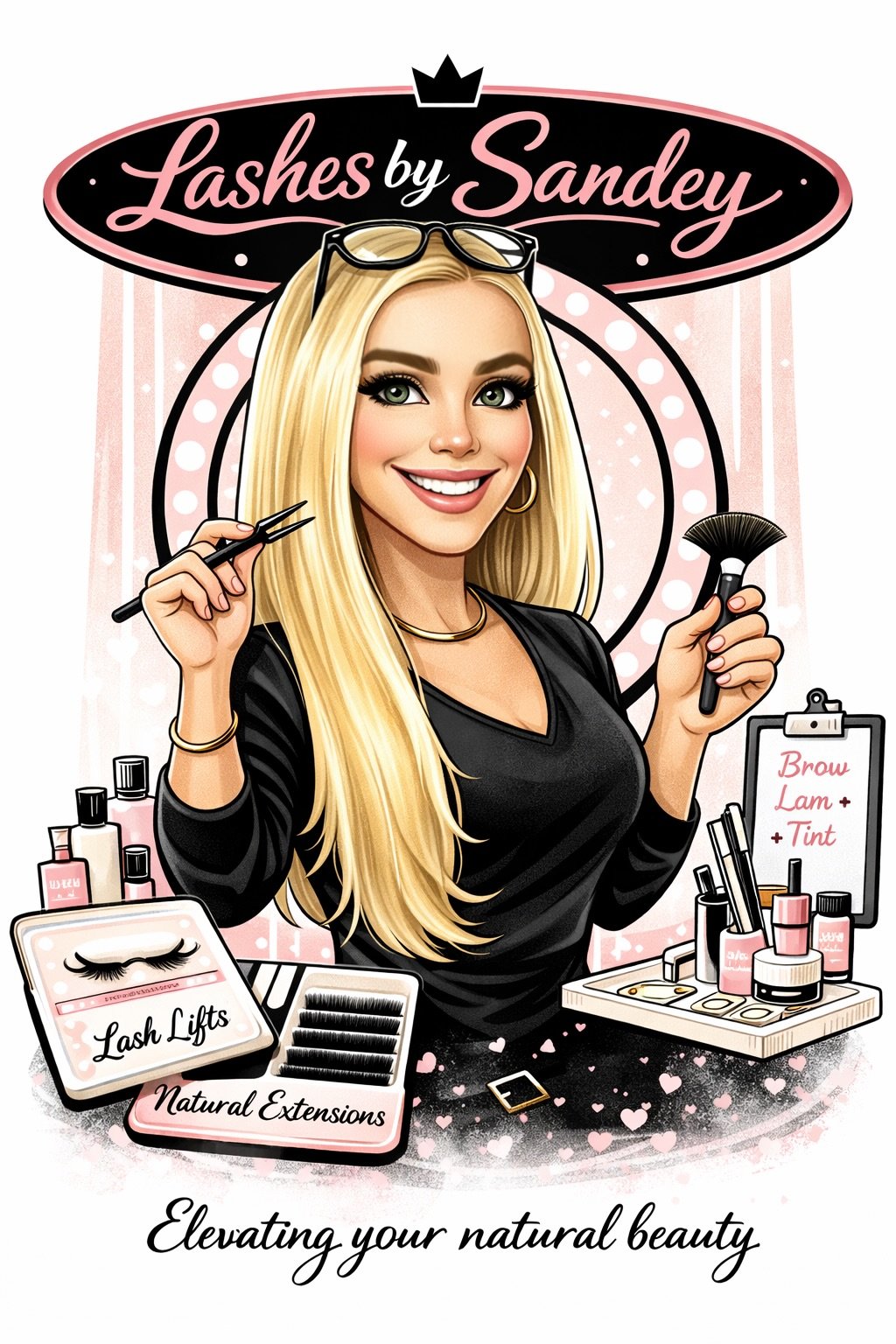 Lashes by Sandey Caricature