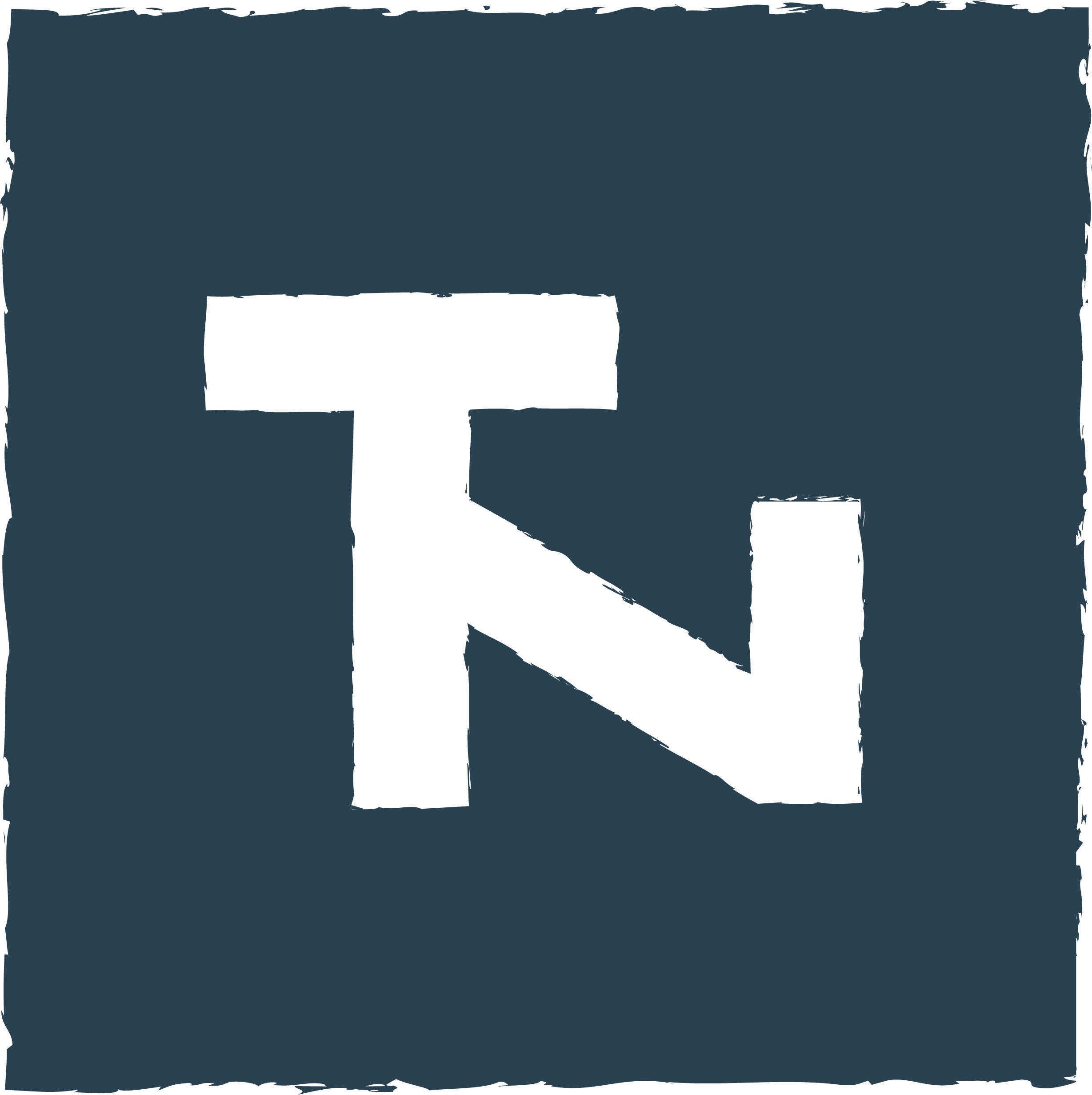the noch ranch brand and logo the letter T and N together