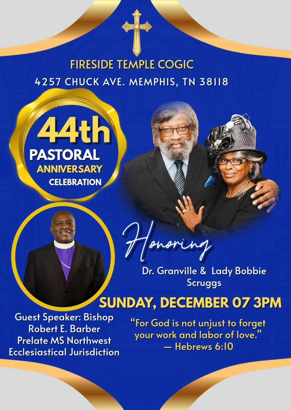 44th Pastoral Anniversary Celebration
