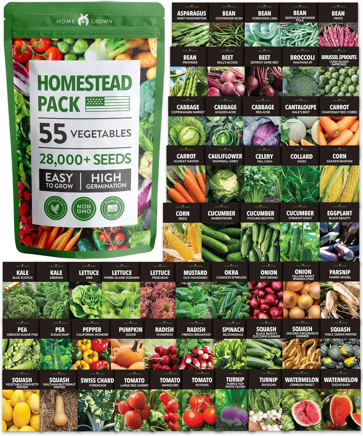 Variety Seed Packs - $2 (280 of 300 needed)