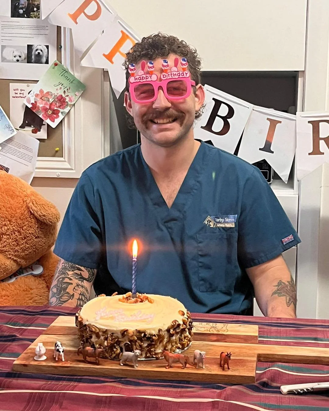 Happy Birthday to our wonderful vet, Sam! 🥳🎂🎈