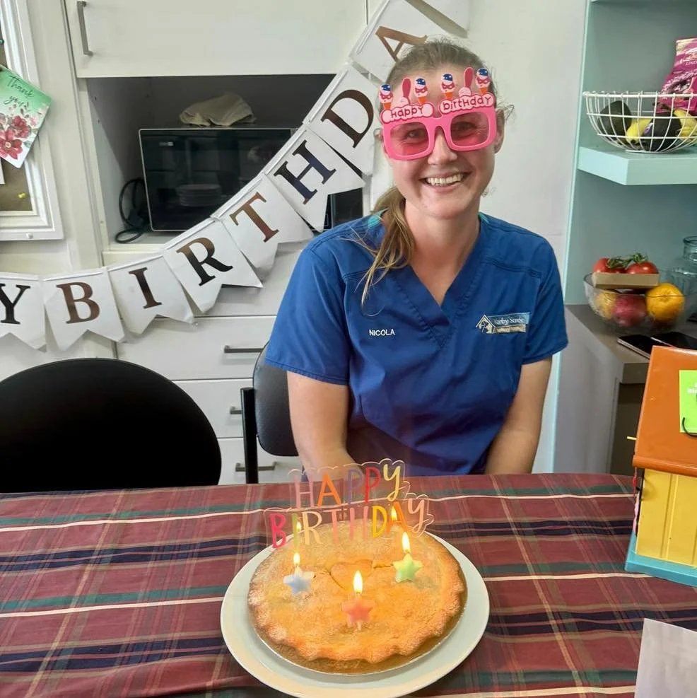 Happy Birthday to our amazing vet nurse, Nicola! 🌸🩷🎂

#warbystreetvet #wangaratta #warbystreetveterinaryhospital #vetclinic