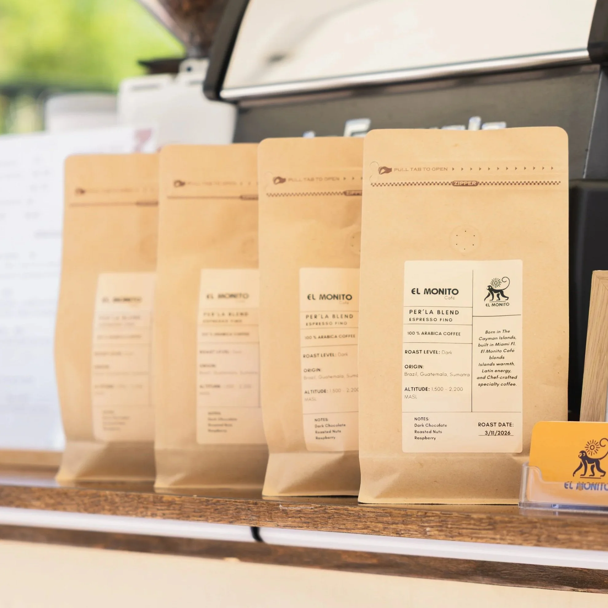El Monito Cafe Coffee | Espresso Fino | 12oz Whole Bean