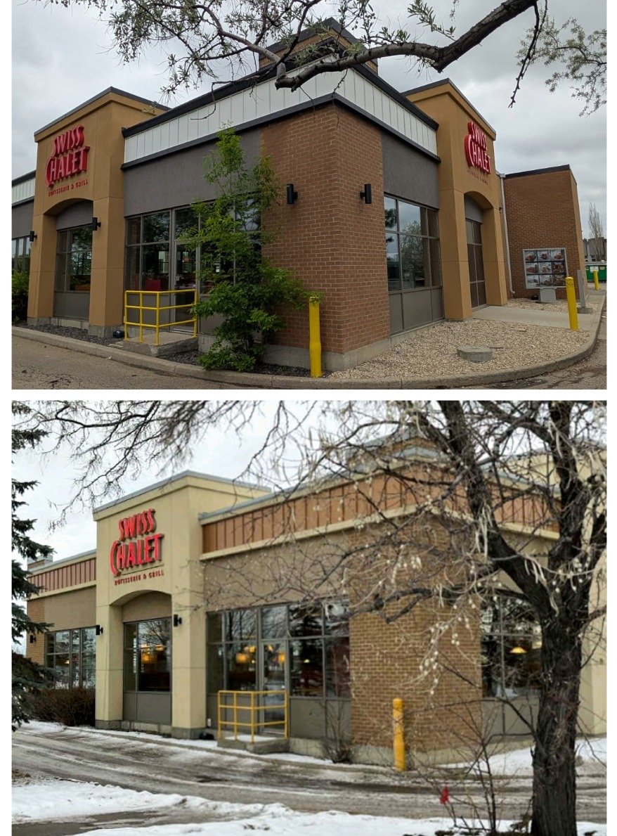 Swiss Chalet - Exterior paint