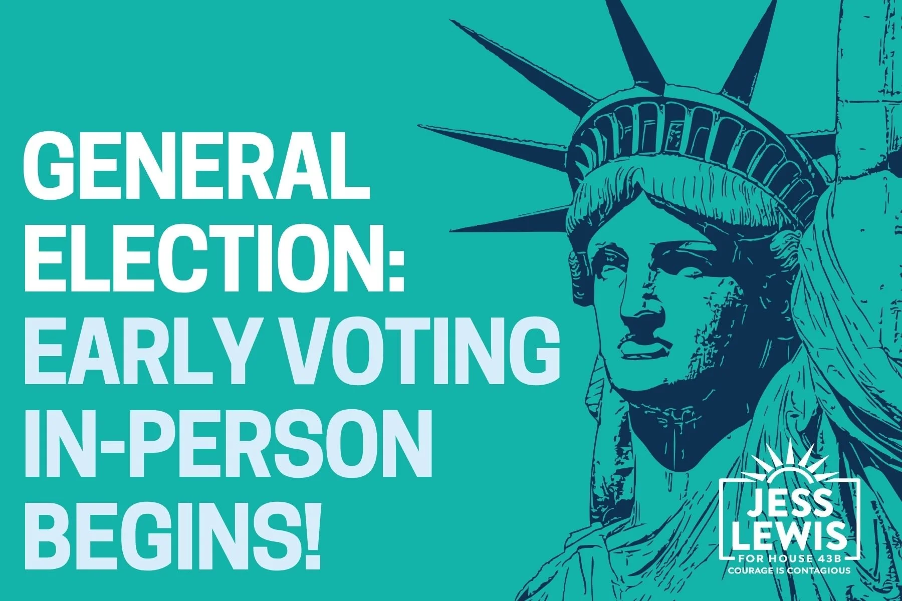 General Election: early voting in-person begins!