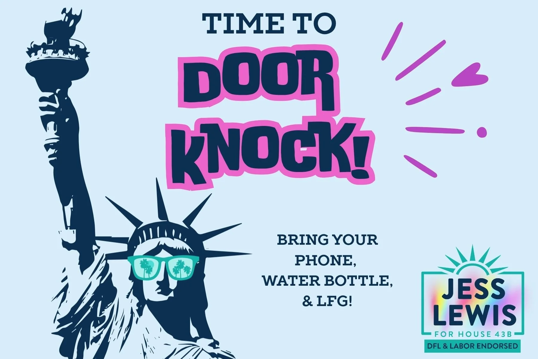 Robbinsdale Door Knock with Jess Lewis