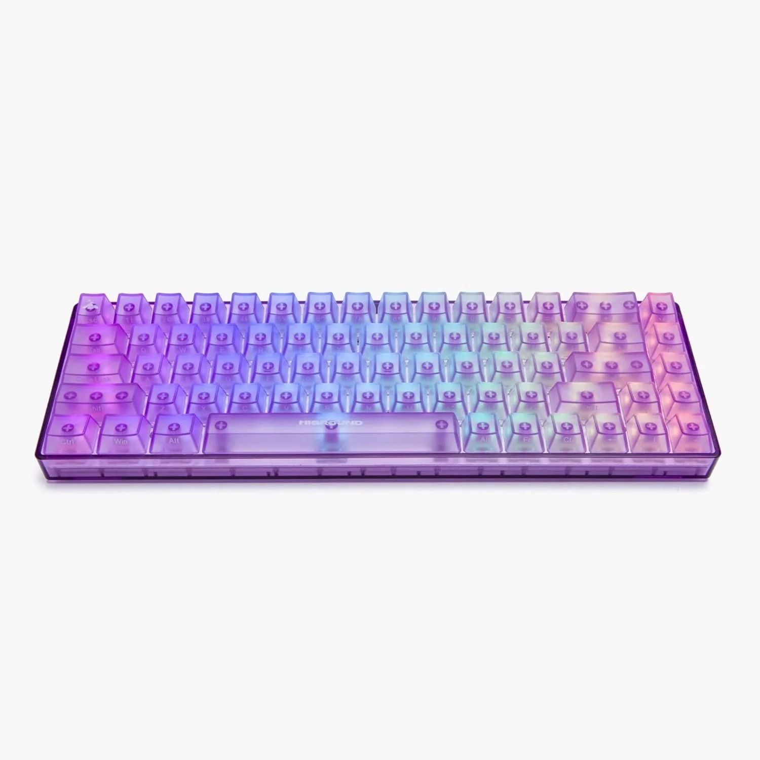 Higround Crystal Amethyst Basecamp 65% Mechanical USB Wired Gaming Keyboard
