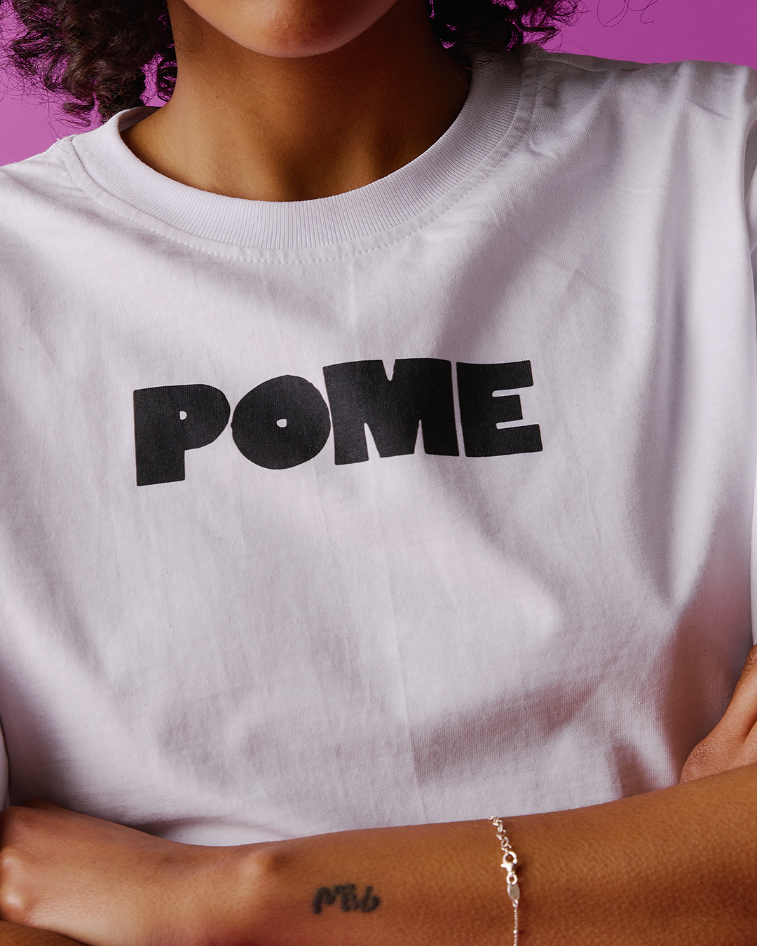POME Logo Tee - White