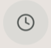 Clock showing the time