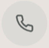 Icon of a telephone handset inside a circular background.