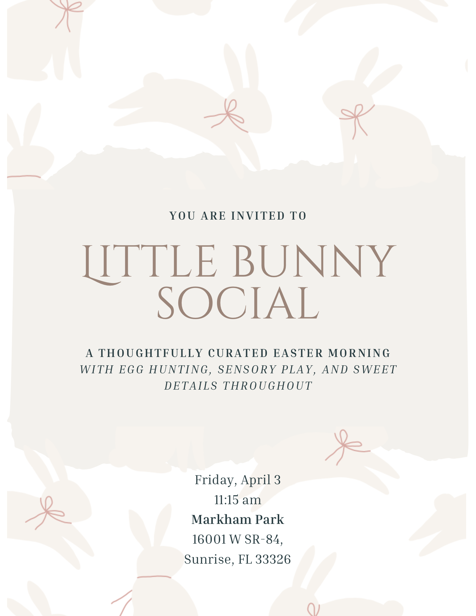 Little Bunny Social