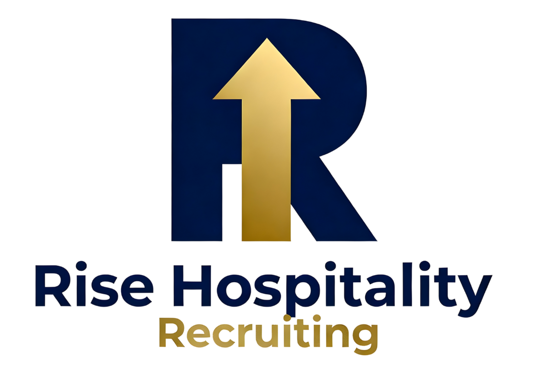 A logo for Rise Hospitality Recruiting