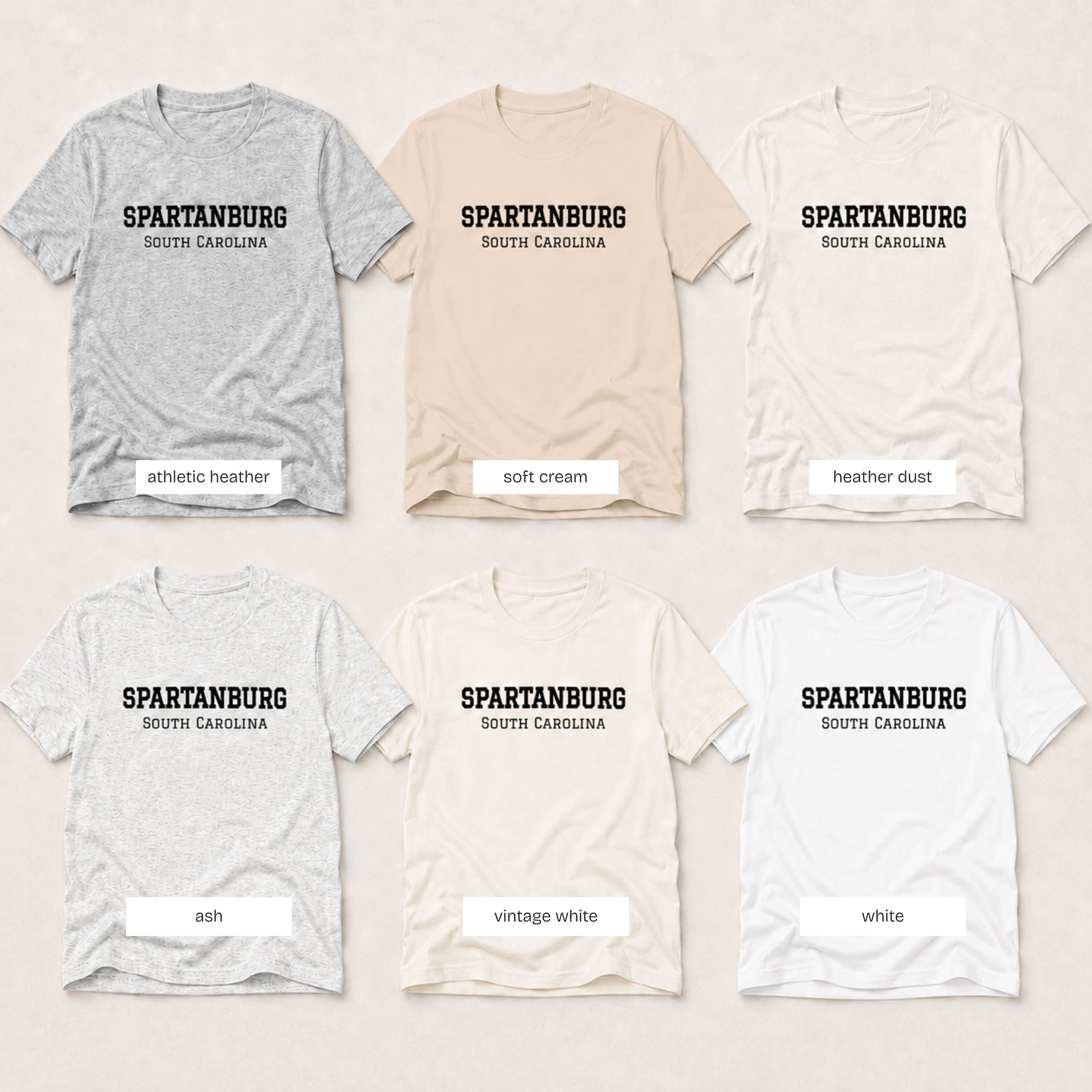 Spartanburg South Carolina T-Shirt | Spartanburg SC Shirt | Upstate South Carolina Tee