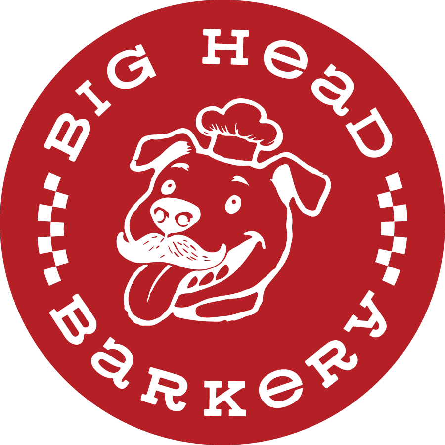 big head barkery logo