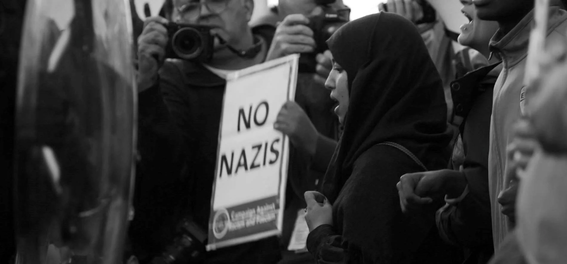 In my words: local communities assaulted by Milo fascists and riot police