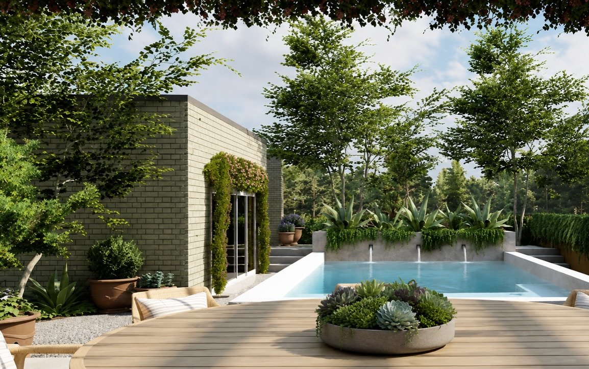 Design phase &hellip; a recently completed design and 3D rendering for a project in Los Angeles. @houcharddesign #houcharddesign