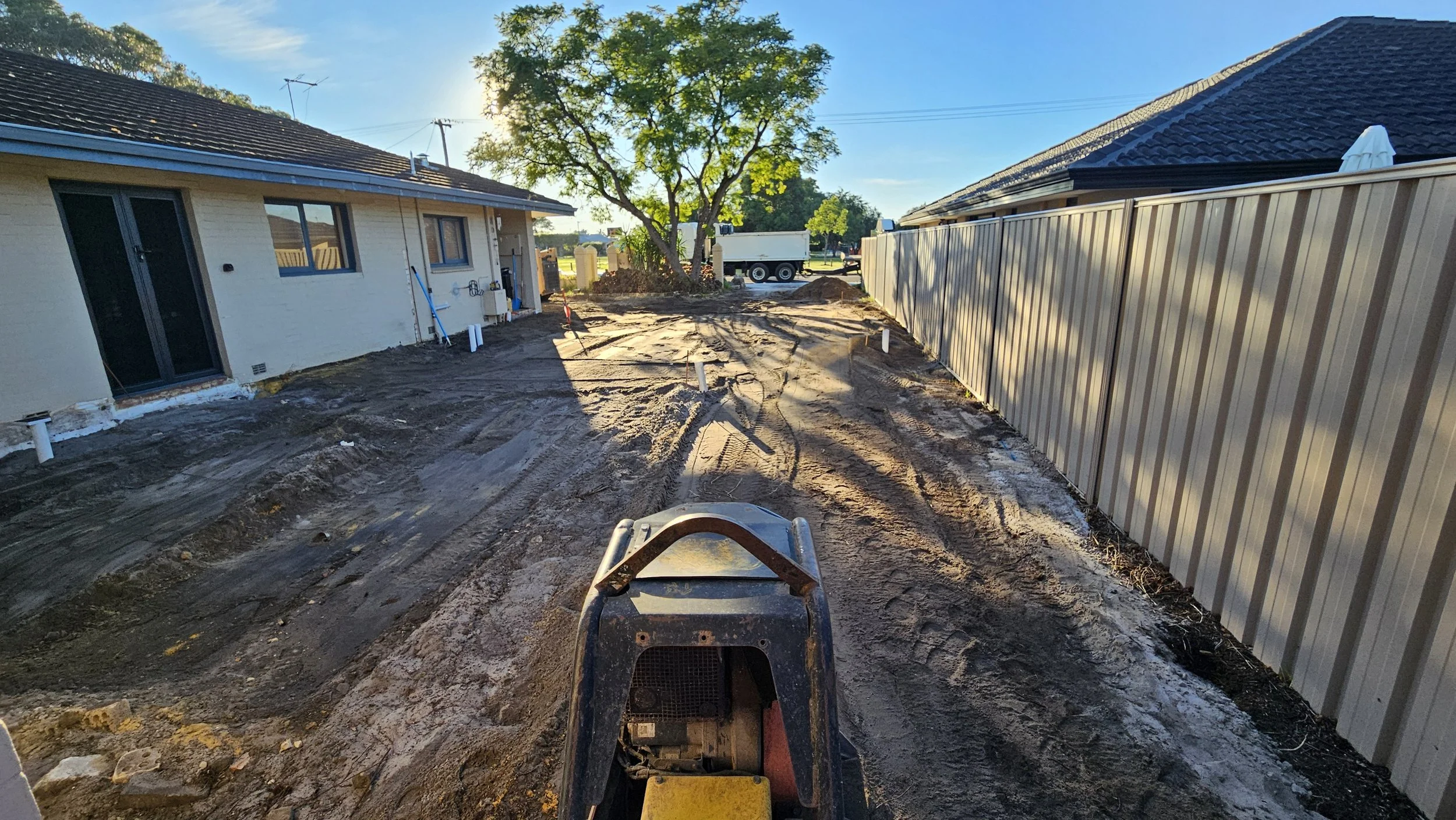 site preparation works pre concrete pour in Morley