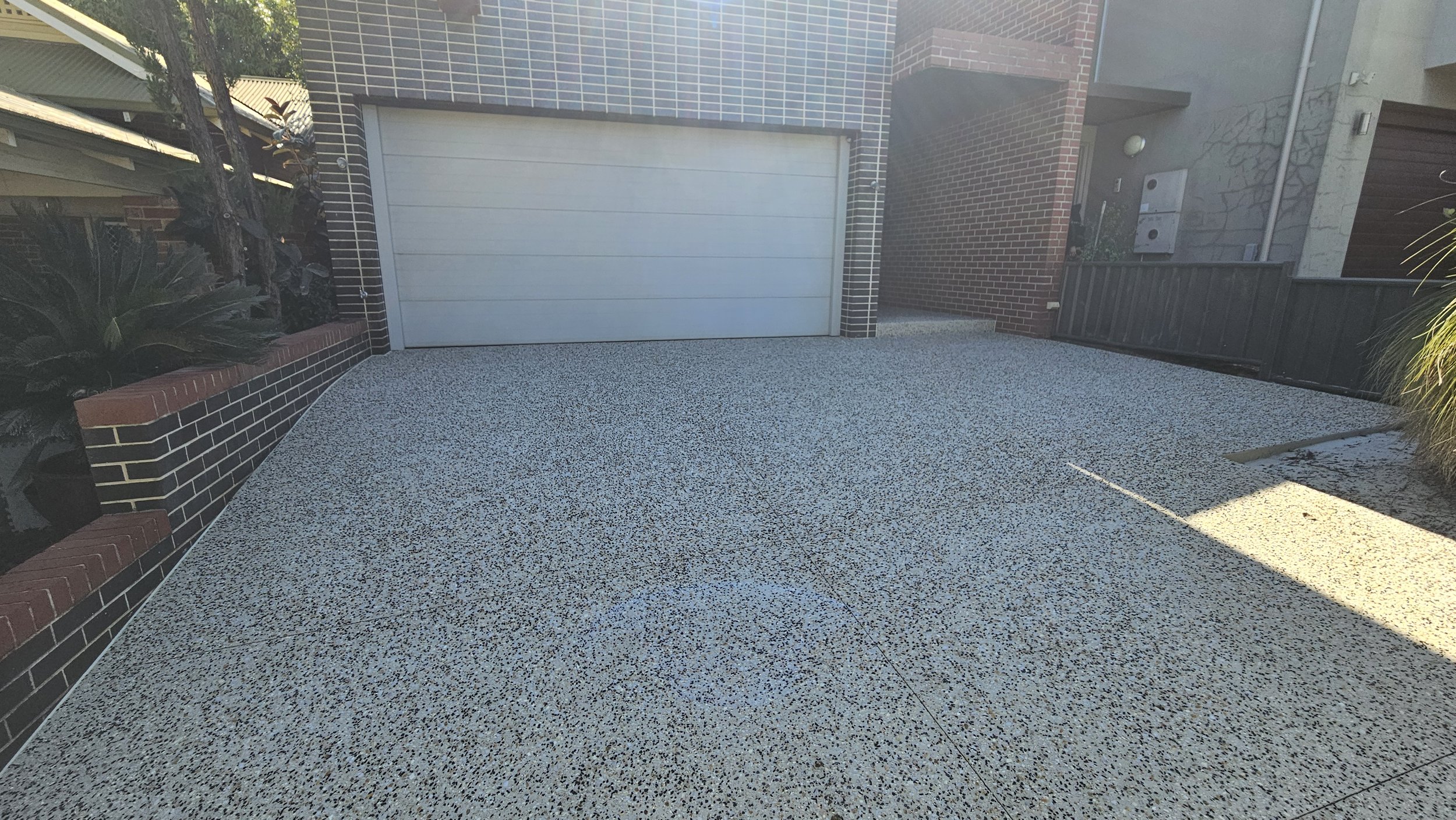 Boral Atlantis Beach exposed aggregate driveway