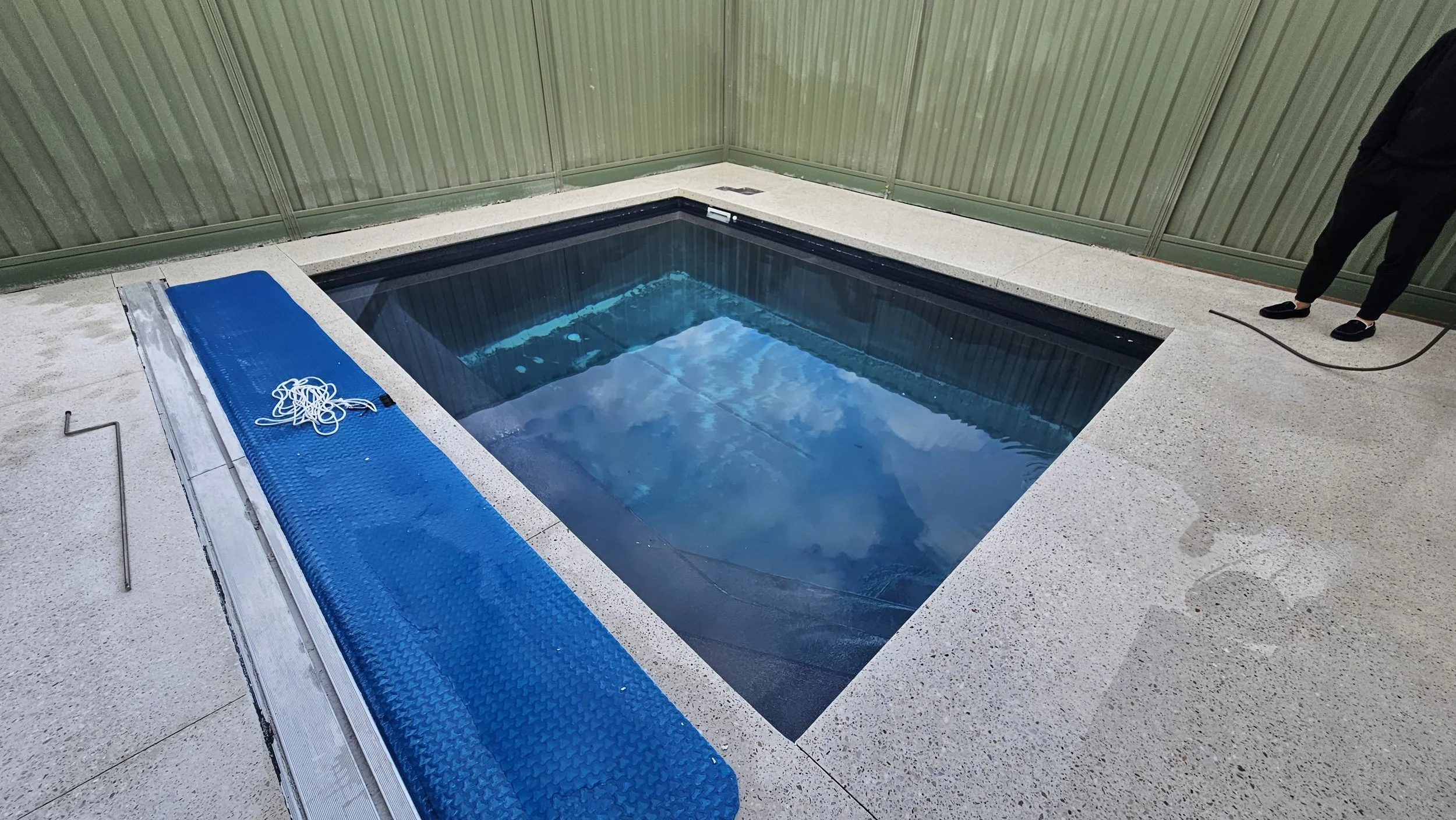 honed concrete pool surrounds in henley brook using boral singleton mix