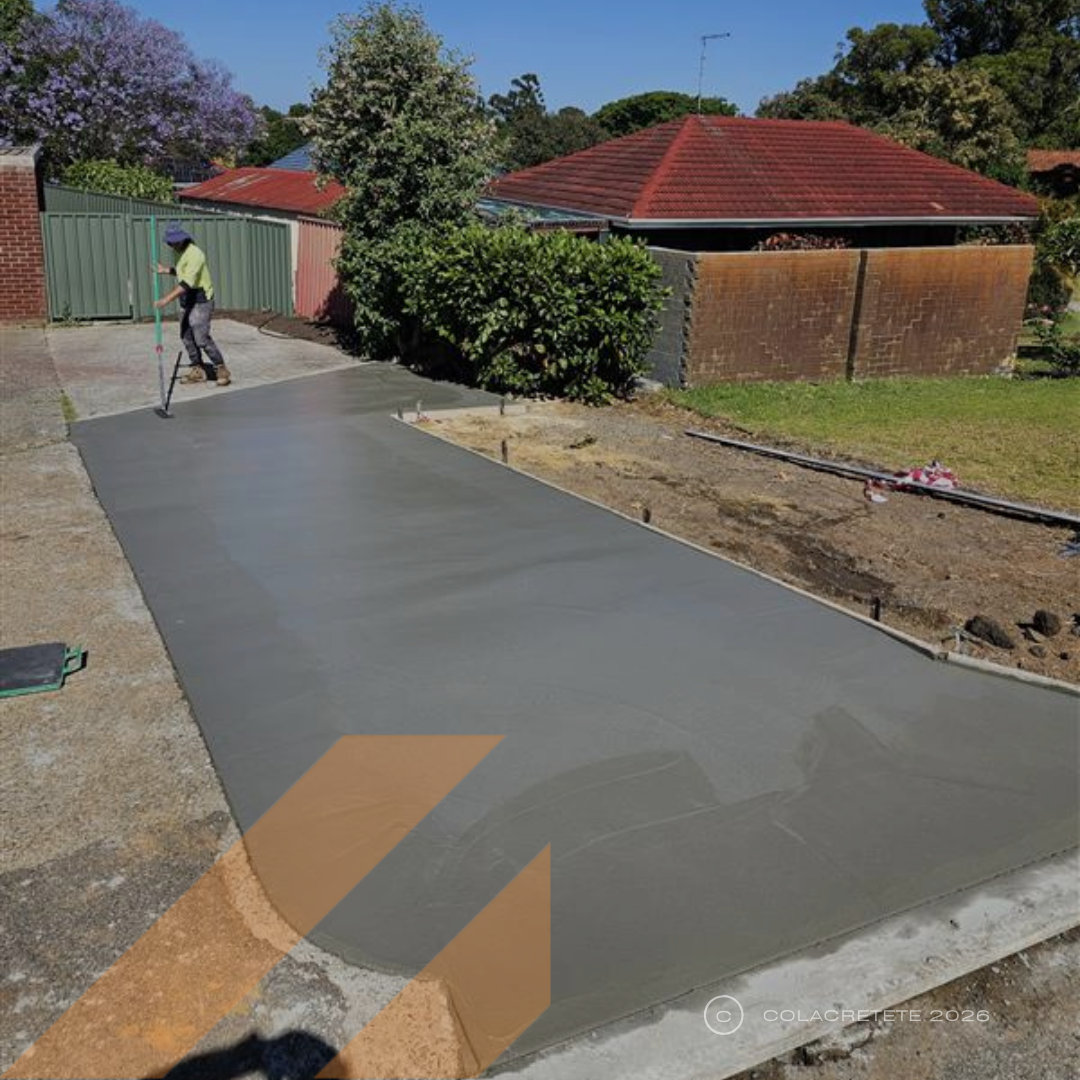 concrete driveway perth