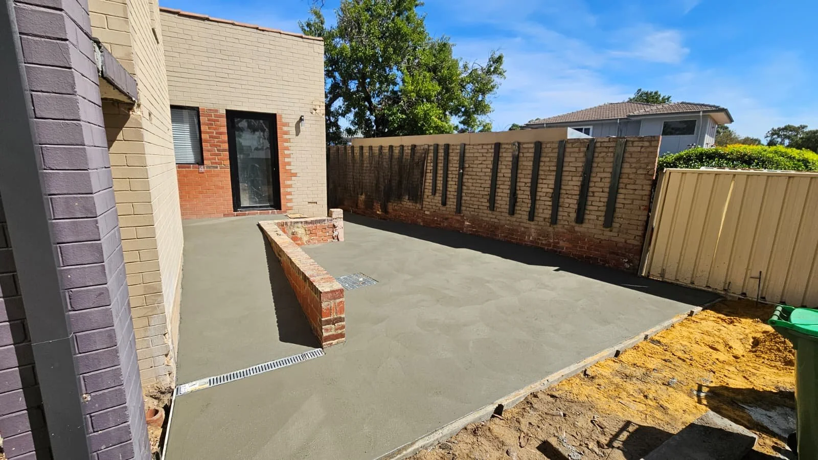 Attadale grey concrete car port and ndis ramp