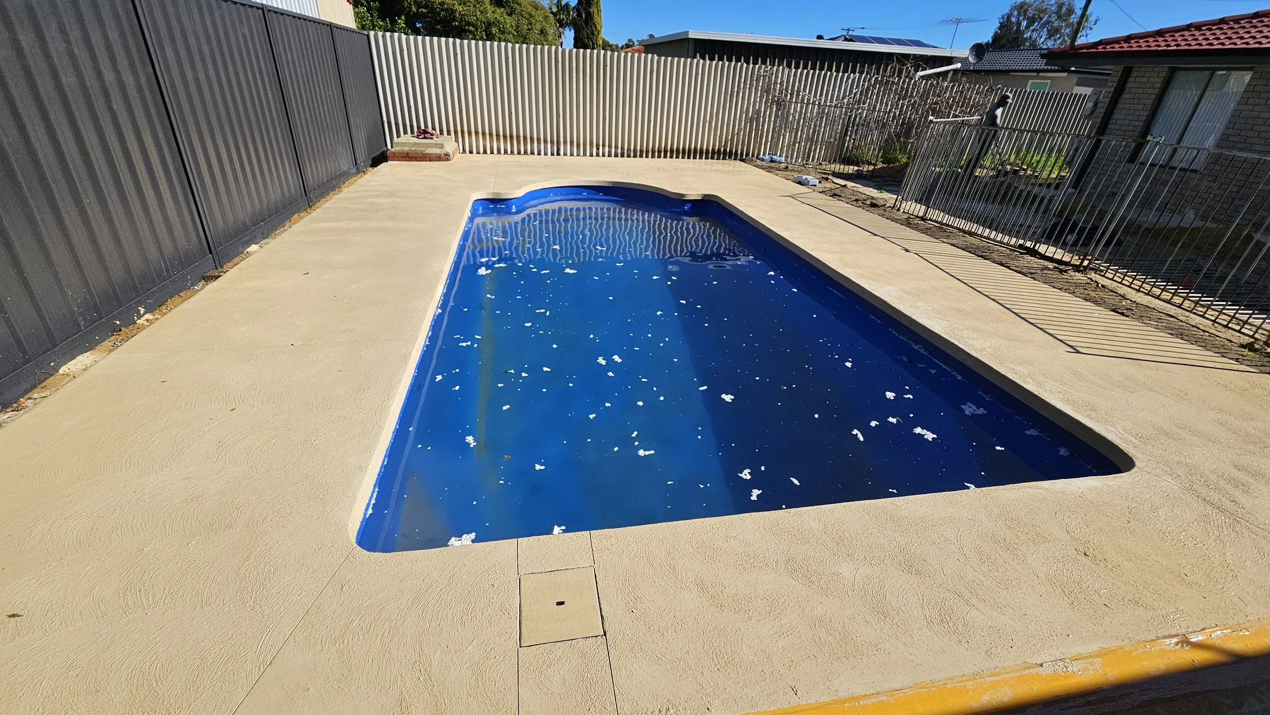 Pool surrounds liquid limestone in Forrestfield