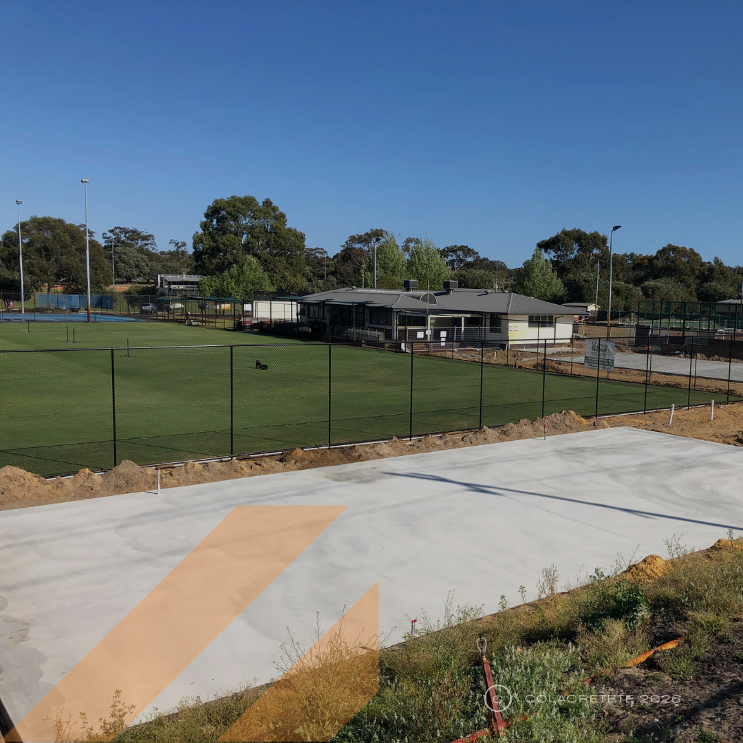 concrete for tennis court perth structural slab mt pleasant floreat foundations