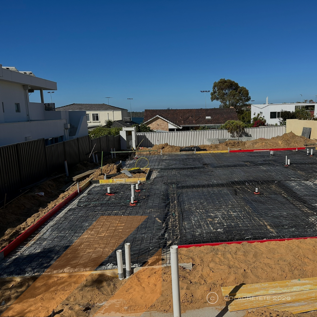 preparing for concrete slab australian standards structural foundations concrete preparation pump 32MPa engineered Mount Lawley subiaco success residential builder boutique homes