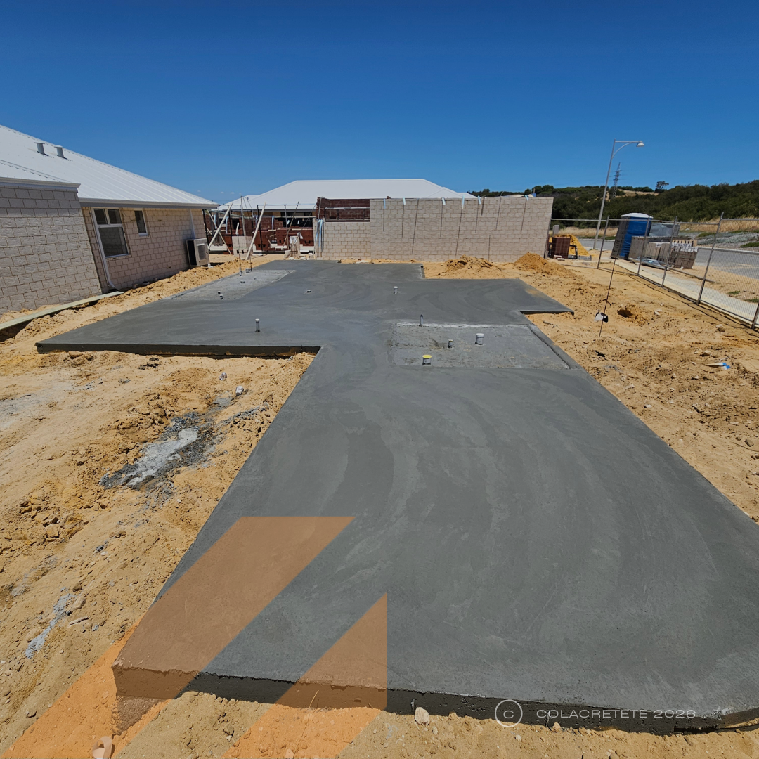 concrete slabs perth foundations structural engineered coogee north coogee hamilton hill 25MPa curved walling house slab foundations perth concreters