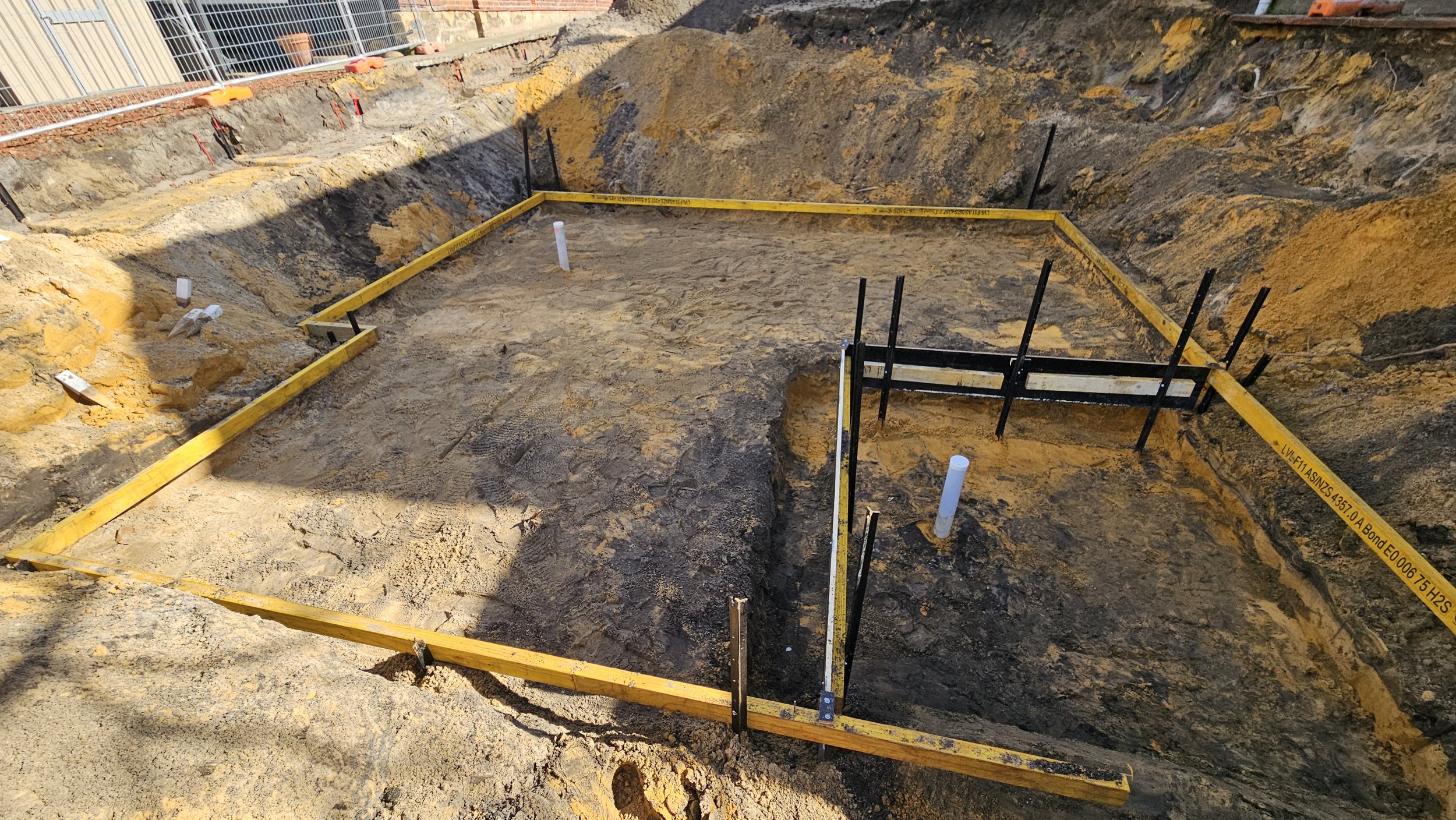 Site preparation undercroft slab and lift shaft in West Leederville