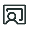 Placeholder icon for an image or photo.