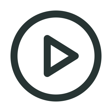 Play button icon inside a circle