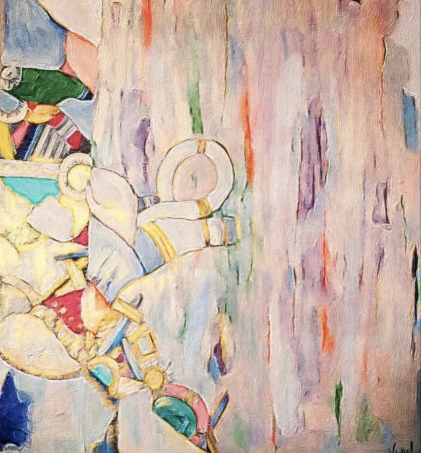 Abstract- Vibrant  3 ft. x 4 ft on Canvas