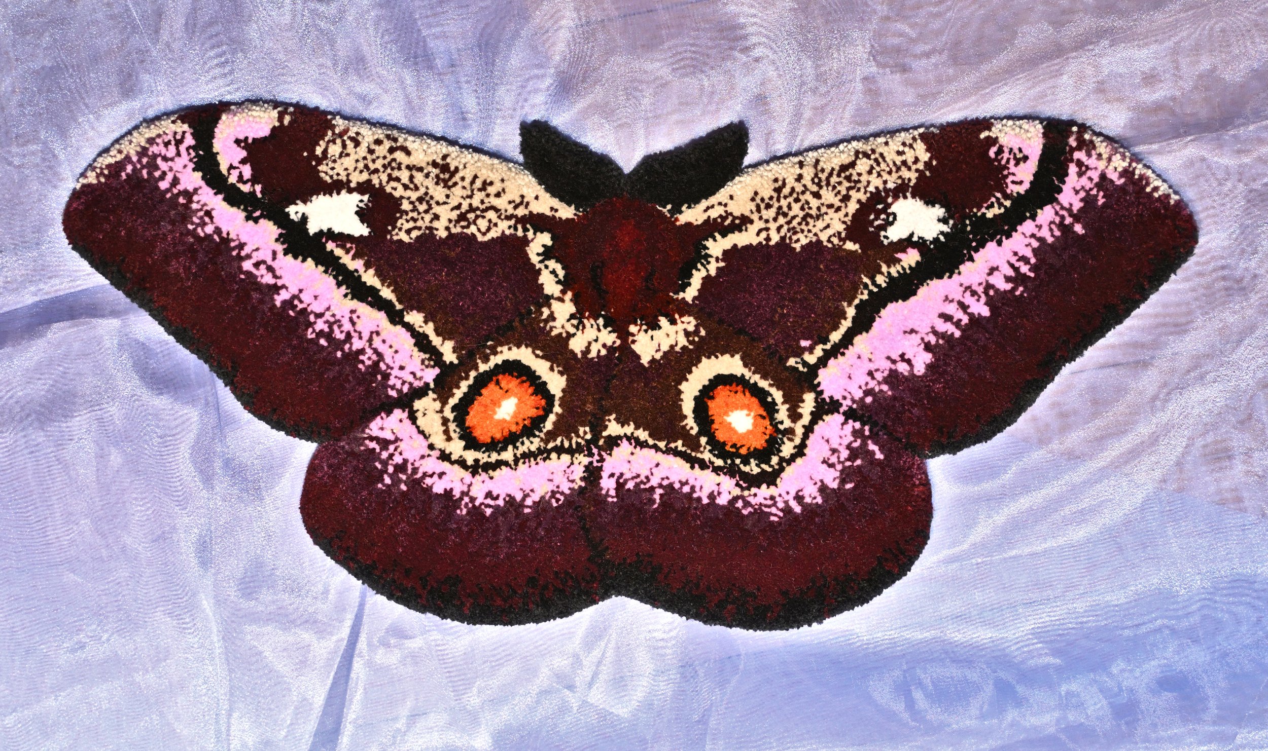 Cabbage Tree Emperor Moth - Mini Rug