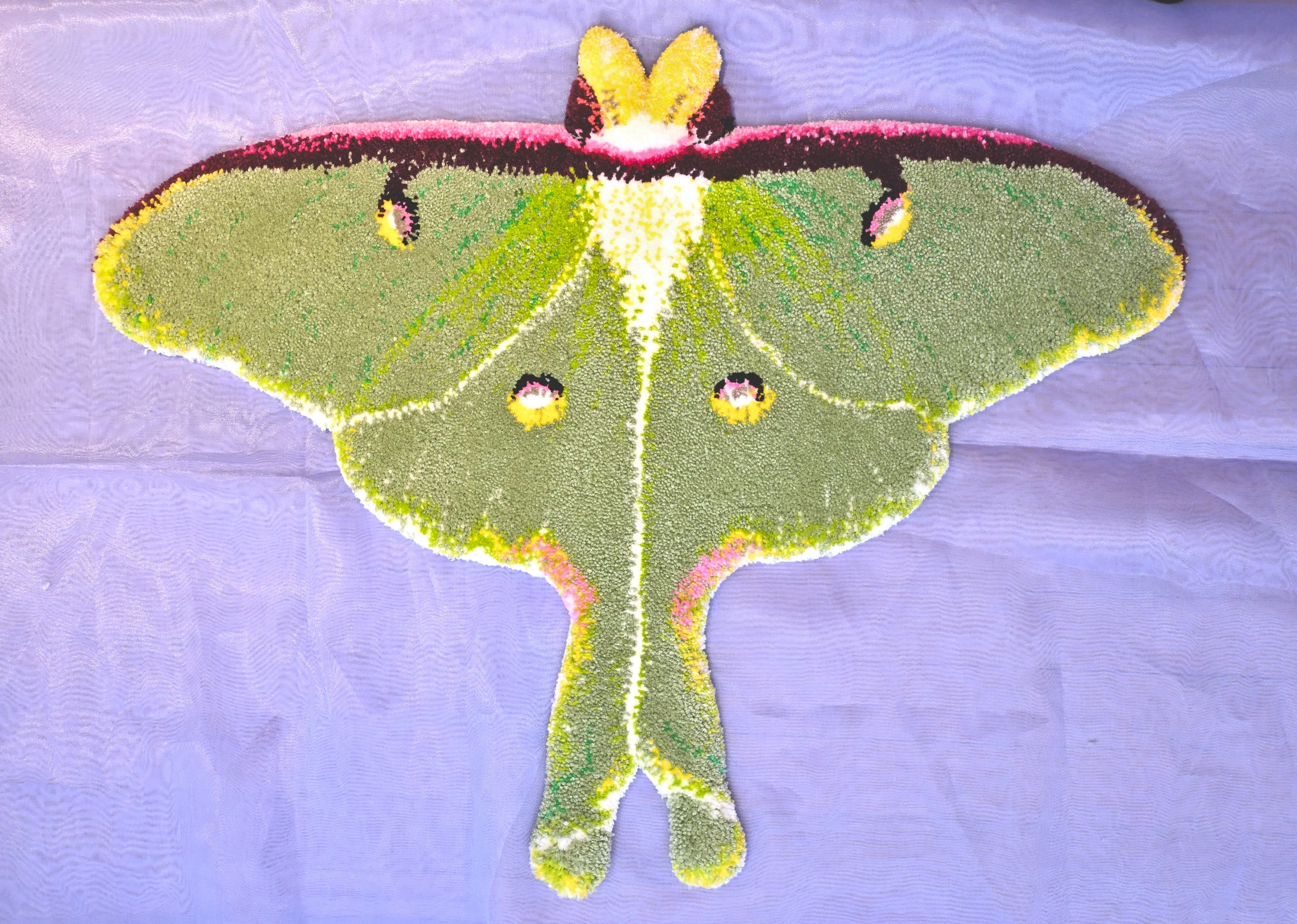 American Luna Moth - Small Rug