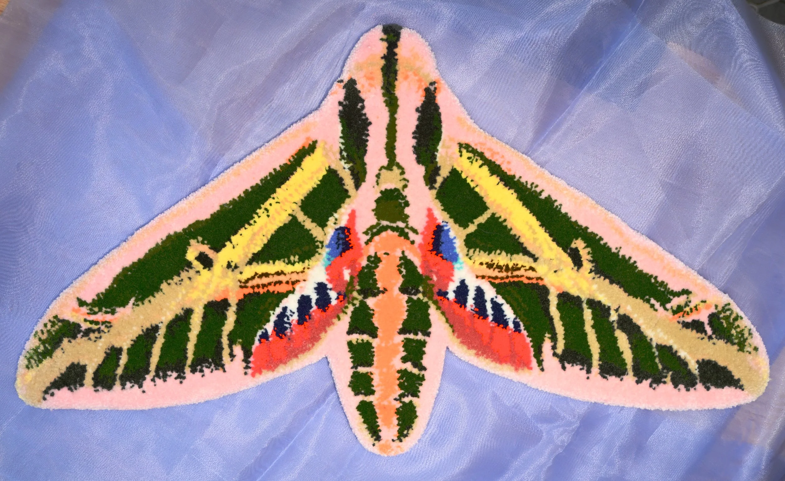 Banded Sphinx Moth - Mini Rug