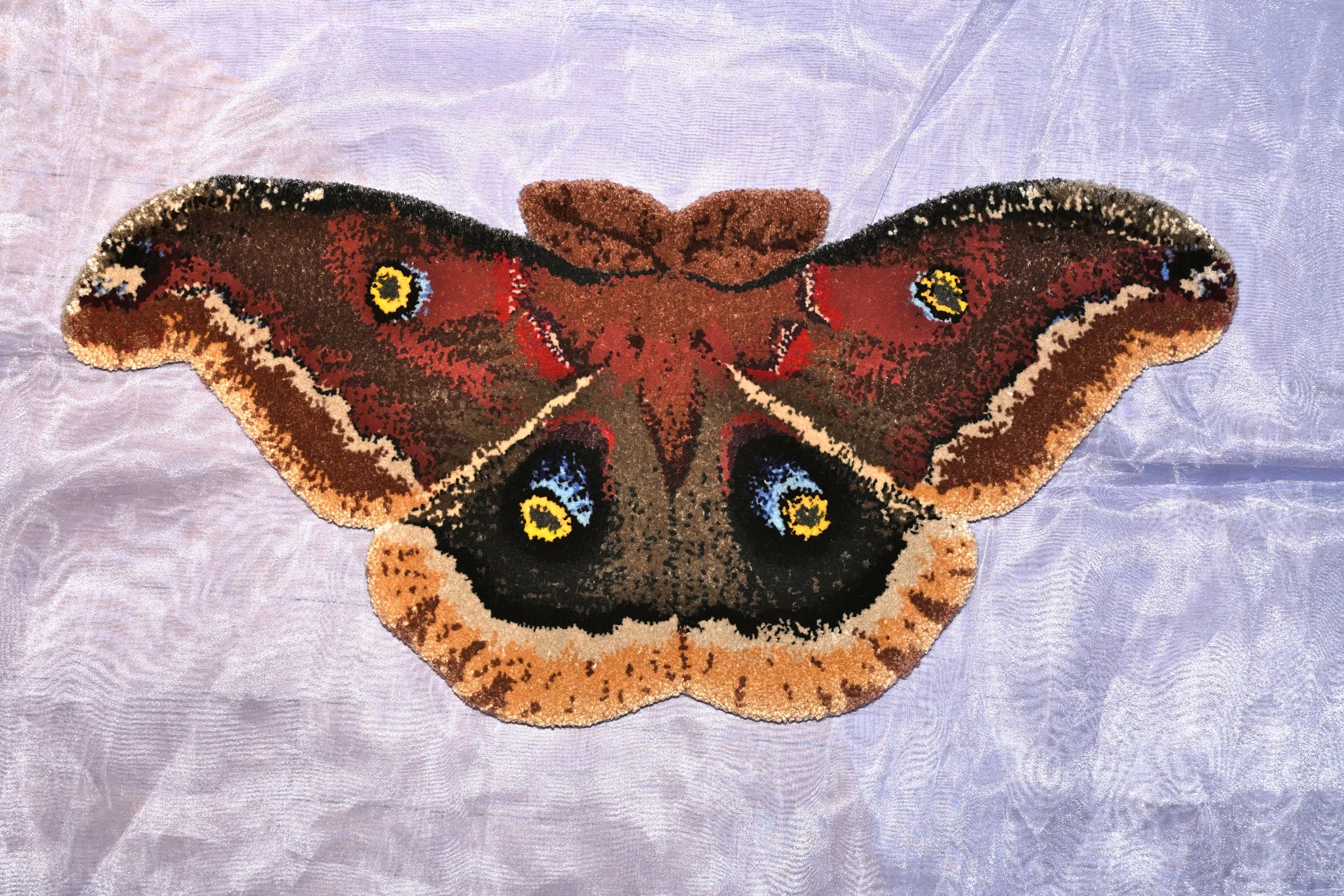 Polyphemus Moth - Mini Rug