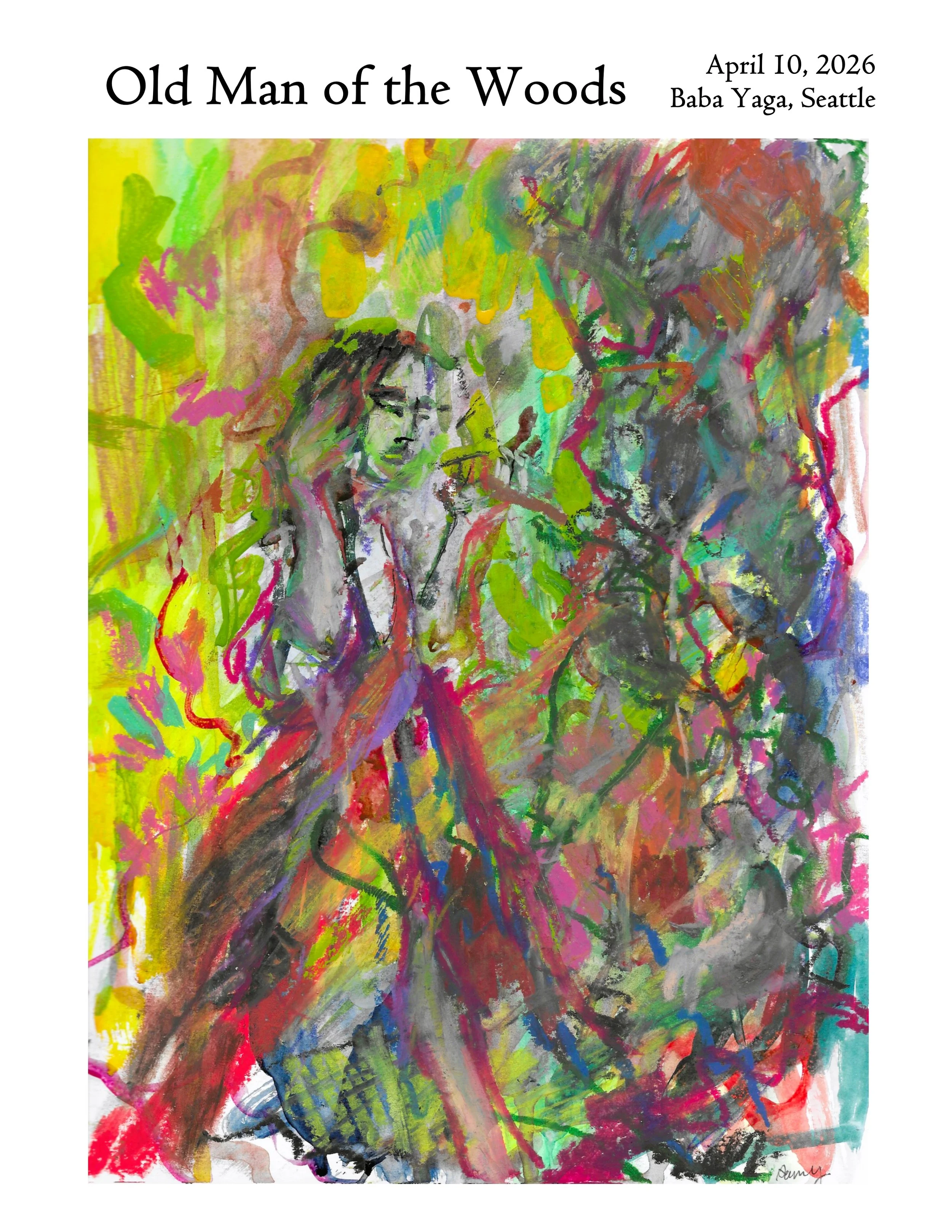 Old Man of the Woods Print - 4.10.26 Live Concert