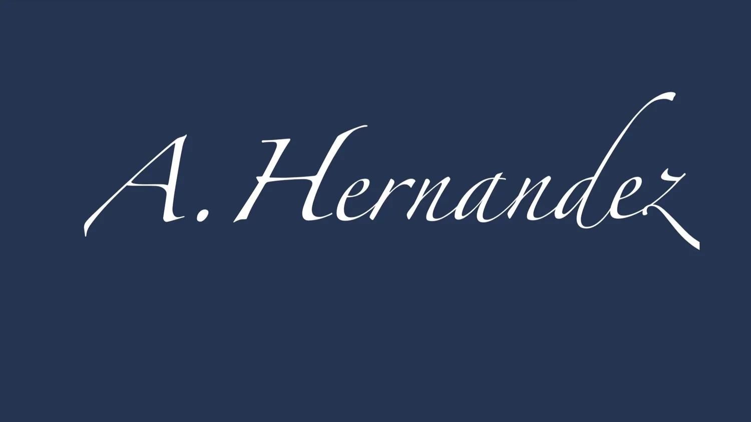 Adrian Hernandez Portfolio