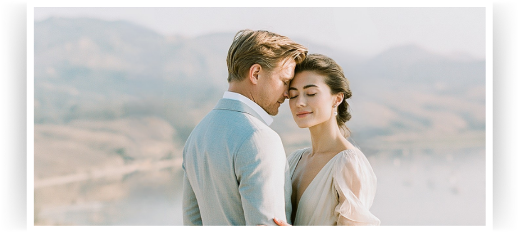 engaged couple in engagement photo