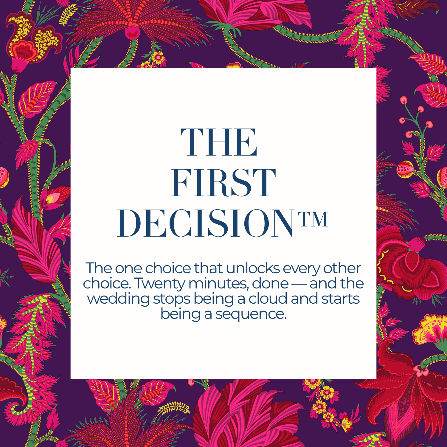 The First Decision