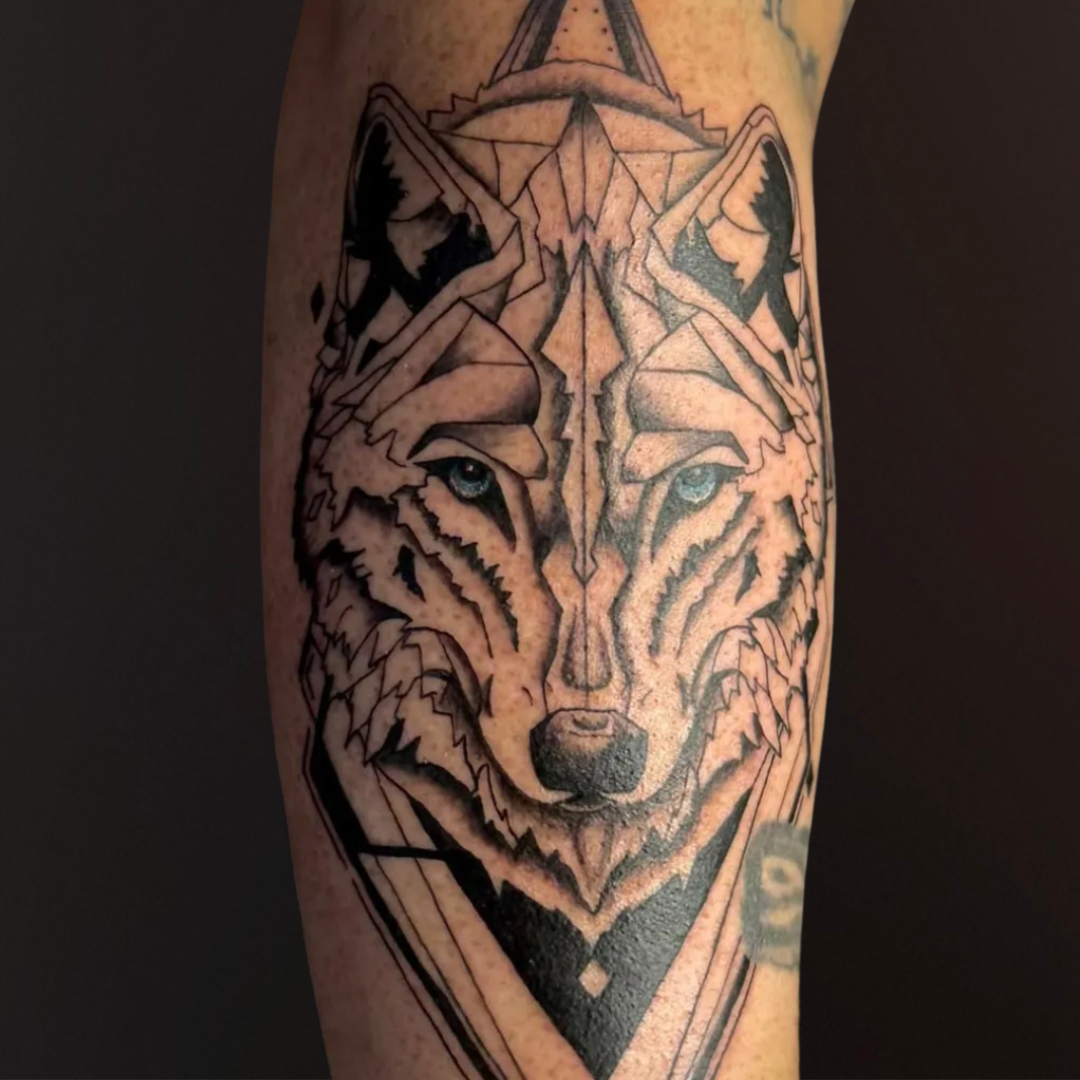 Geometric Wolf Tattoo.png