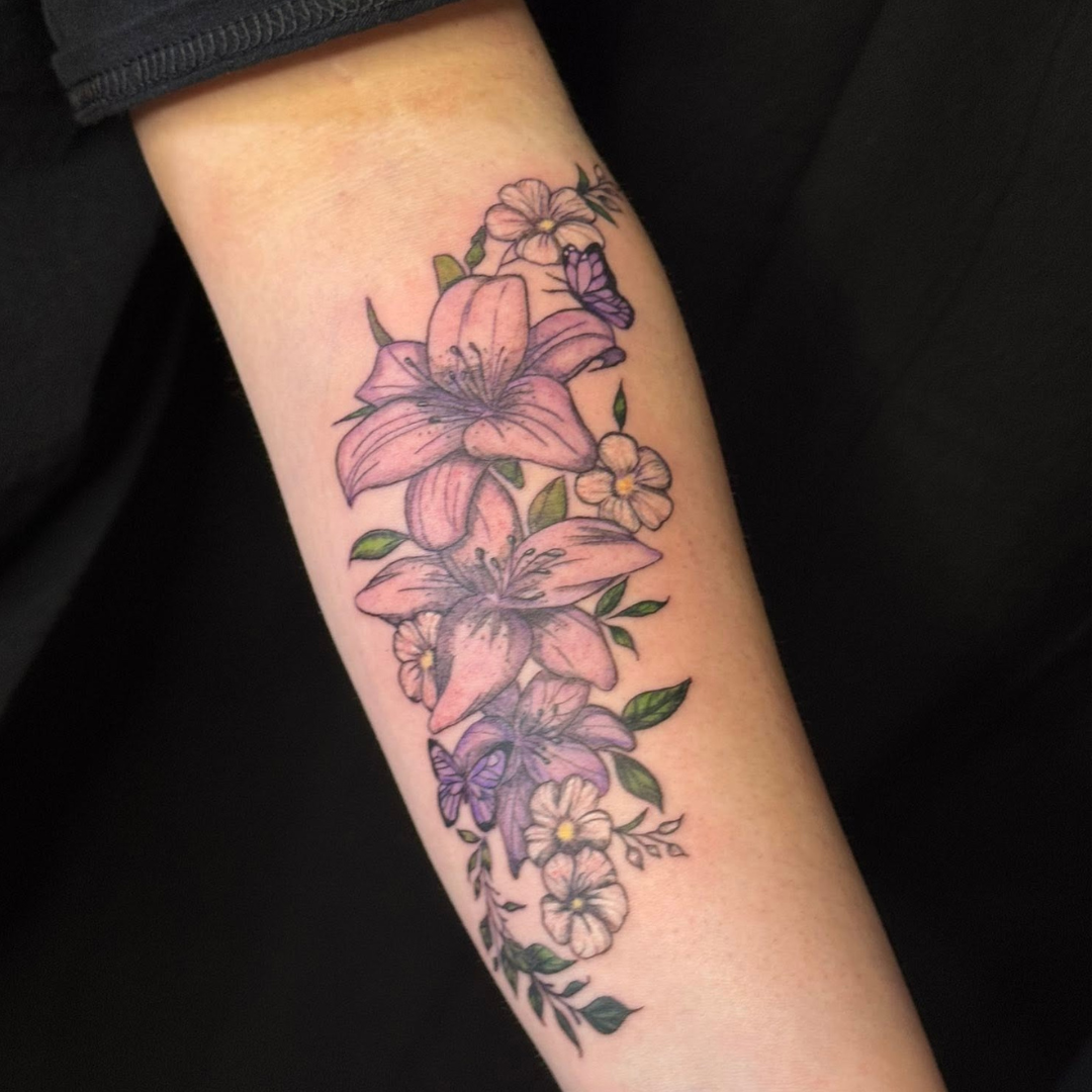 Color Floral Arm Tatttoo.png