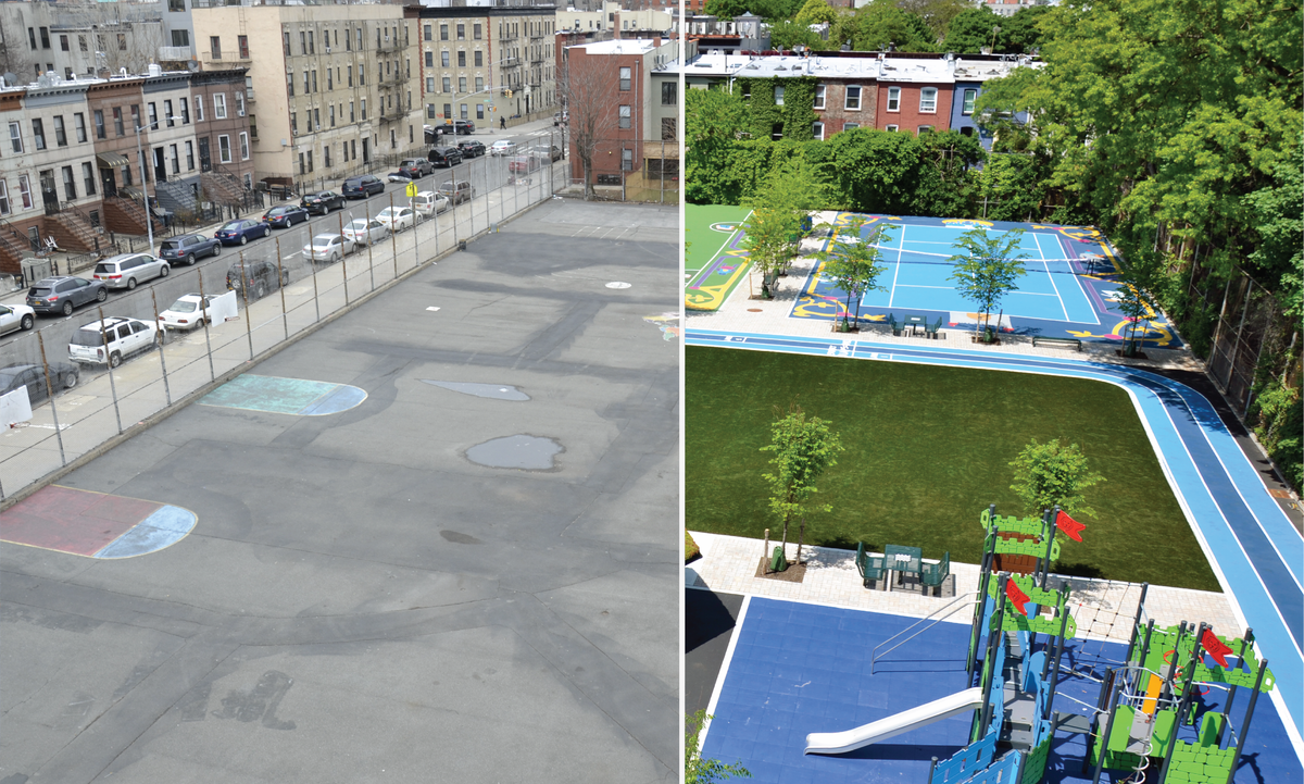 Schoolyards to Playgrounds Programme, NYC, USA