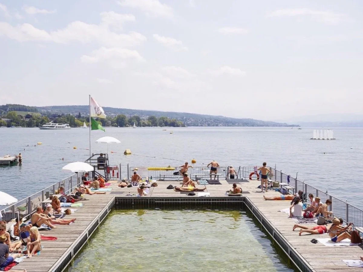 Seebad Enge, Lake Zurich, Switzerland